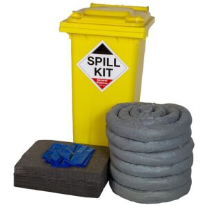 120L General Purpose Spill Kit in Wheeled Bin