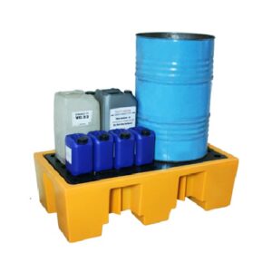 2 Drum Spill Contain Pallet