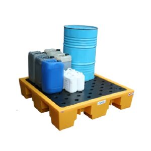 4 Drum Spill Contain Pallet
